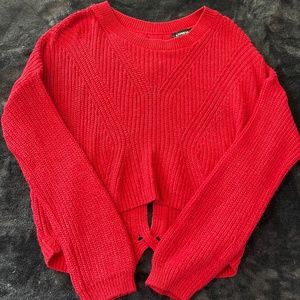 Express red sweater size M